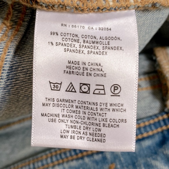 Pilcro Slim Straight Lightwash Jean - Picture 3 of 5